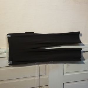 Brown/black boot cut dress pants, M but do stretch, express